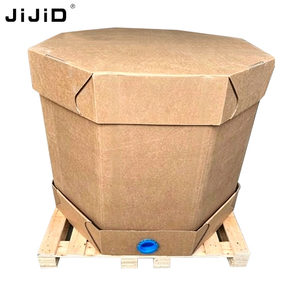 JIJID Foldable 900L Octagonal Paper IBC Collapsible Bulk Liquid Container