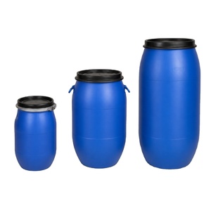 200L HDPE Open Head Flange Drum With Metal Lock Ring