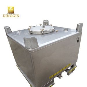 SS304 SS316L UN Approved 1000l Stainless Steel IBC Tote Tank