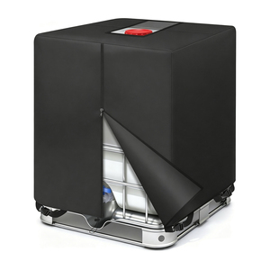 K-Shield Waterproof IBC Tote Cover 1000L 275 Gallon UV Protection Stainless Steel Pole Insulated Cover