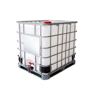 New Clear 1000L Square HDPE Plastic and Steel Material Chemical Storage Equipment Water Tank Ibc Tote China Manufacturer