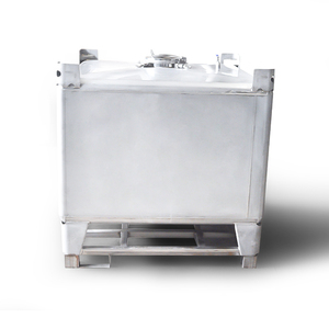 Brand New 330 Gallon Chemical Transport Storage Steel IBC Tote Tank Customizable 1000L stainless steel single barrel