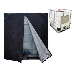 IBC Tote Cover 210D Waterproof Dustproof 1000L Ultraviolet-proof Outdoor 275 Gallon Water Tank Protective Cover