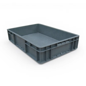 Heavy Duty Solid Plastic Turnover EU Logistics Box