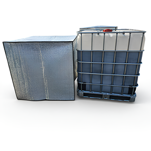Chemical Industry Liquid Storage Warehouse Eco-Friendly Composite Material Freeze Protection IBC Tote Heating Jacket