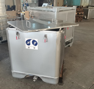 Chemical Concentrate Acid Transport Tank IBC Stainless Steel PE Lined