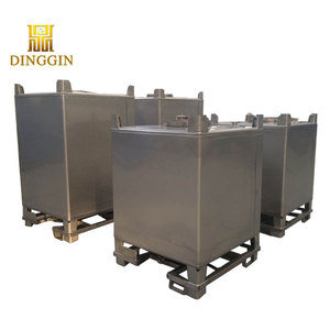 550 Gallon Stainless Steel Material IBC Tote Cube Water Tank