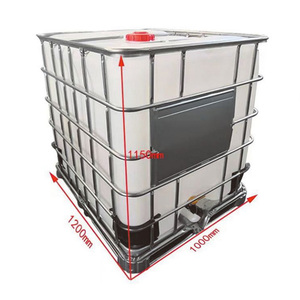 In-Stock 1000L Square Plastic IBC Tanks Wholesale Prices On New White PP IBCs