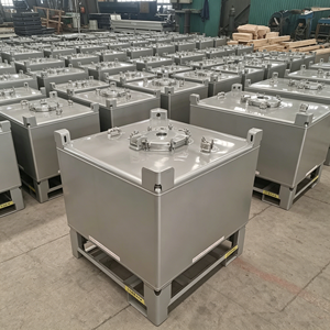 JST Brand 1000L Stainless Steel Stackable Storage IBC Tank