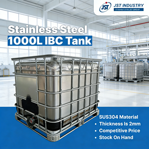 SS316L Stainless Steel EU Compliant 1000L Storage Barrel