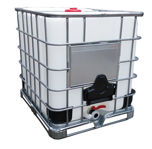 Plastic PE Tote IBC Water tank with Steel Cage