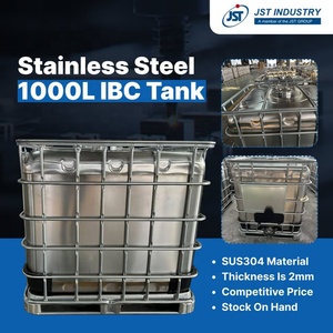 275 Gallon Stainless Steel IBC Tank