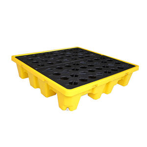 Spill Containment Pallet for IBC Totes and Chemical Drums